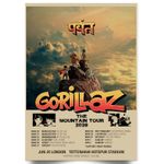 Gorillaz Tour Poster The Mountain Tour Poster 2026 London All Dates Print A5-A3