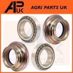 2x Rear Wheel Bearings & Axle half Shaft Seals for Fordson Major Super Tractor
