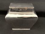 Liberty And Co Sterling Silver Tea Caddy.