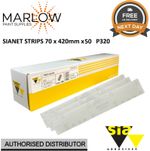 SIA 7900 SIANET NET ABRASIVE NET Sanding STRIPS 70X420MM PK50 P320