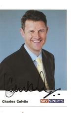 Charles COLVILLE- Superb Sky Sports Cricket Commentator etc-Signed Photo