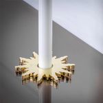 Stair Rods UK Solis Brass Large Radiator Pipe Cover