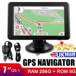 7'' Truck Sat Nav with 48-Country Maps Truck-Specific Routes Speed Cam Alerts