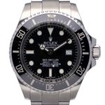 Rolex Sea-Dweller Deepsea 44mm Black Dial/Bezel Steel Bracelet Box/Papers