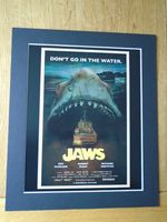 Jaws Movie Photo Mounted.