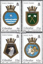 Gibraltar 615-618 (complete issue) unmounted mint / never hinged 1991 Crest