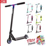 CORE CD1 Stunt Scooter Pro Scooter for Kids, Metal Wheels, 360 Spin Bar, 6+Years