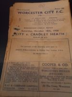 Worcester City v Cradley Heath  Reasonable Condition