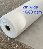 White Frost Fleece Plant Protection | Winter Freeze Wind Cover 2m Wide 16/30gsm