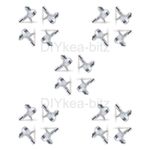 20 IKEA 131372 BILLY Bookcase Part Shelf Fixings Pegs Pins Supports New Style