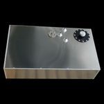 58 Litres / 13 Gallons Fuel Cell/tank, Low Profile, Polished Aluminium