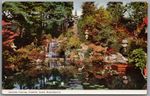 BOURNEMOUTH - Dorset Japanese Cascade Compton Acres Vintage Postcard