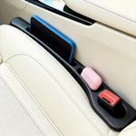 2pc Car Seat Gap Filler Organizer Storage Box Universal Leak-Proof Plug Strip UK