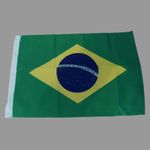BRAZIL FLAG - 45cm x 30cm - 18" x 12"  Brazilian Flag