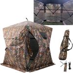 360° See-Through Pop-Up Camouflage Hunting Blind 2/3 Man