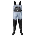 Night Cat PVC / NYLON CHEST WADERS SIZES 6 7 8 9 10 11 12 13