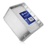 Aluminium Foil Tray Baking BBQ Roasting Food Safe 32x20x3cm 50Pk Coppice