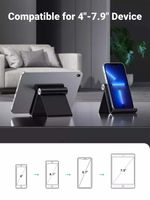 Universal Foldable Phone & Tablet Stand – Portable Adjustable Desk Holder