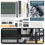 Professional Drawing Sketching Pencil Set 12-70pcs Art Kit Artist Supplies