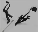 XVS 650 STANDARD FORWARD CONTROLLS PLUS STANDARD NEW FOOT PEGS
