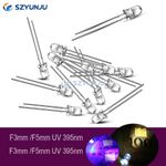 3mm/5mm LED Purple Ultra Violet 365nm 395nm Diode Light Emitting Lamp Round