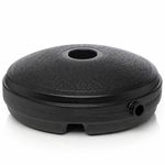 Strata Parasol Base Black Fillable Water Sand Garden Patio Umbrella Stand 32cm
