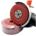 25 PCS 115mm AO Fiber Disc Sanding Discs for Grinder 24 36 40 60 Grit 4.5inch