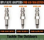US HPA Valve Adapter Airsoft Magazine 8mm QD Steel Tap Fit KJW WE KSC KWA MARUI