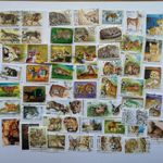 Big/Wild Cats Stamps Collection - 50 to 200 Different Stamps - Lions, Tigers etc