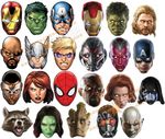 OFFICIAL Marvel Super Hero Card Party Face Masks Mask The Avengers HUGE CHOICE!
