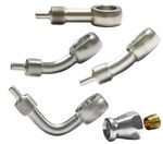 Banjo Fittings for AN-3 1/8" Brake Hose + Back Nut & Olive - M10 / 3/8", 7/16"