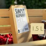 Simply Raspberry Juice, 100% Fruit-Based, 1.5L NFC Lemonade Base Cocktails Sour
