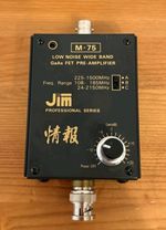 JIM M75 PROFESSIONAL PRE-AMPLIFIER VHF/UHF. 