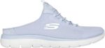 Skechers Summits Simply Sweet Backless Womens Shoes Blue Stylish Casual Comfort