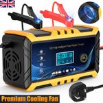 Automatic Car Battery Charger 12V 6A Smart Fast Charger Pulse Repair Portable UK