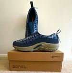 Merrell Jungle Moc Evo Men's SE Slip-On Comfort Woven Shoes Blue UK 10 EU44.5