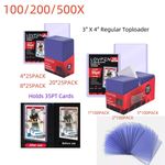 25/50/100/200/500CT 3"x4" Toploaders Holds 35PT Pokémon Trading Game Cards