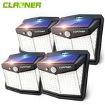 128 LED Solar Power PIR Motion Sensor Wall Lights Outdoor Garden Security Lamp