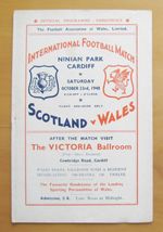 WALES v SCOTLAND 1948 *VG Condition Football Programme*