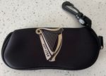 A New Guinness Glasses Case. Soft Material With Zip & A Belt Clip For Carrying .