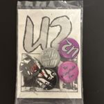 U2 The Unforgettable Fire Original 1984 Official 5 Pin Badge Set Sealed