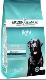 Arden Grange Adult Light Dry Dog Food 12kg CHEAPEST ON EBAY