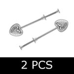 2 Pack Tea Lockable Heart Strainer Infuser Stainless Steel Herb Leaves Spice UK
