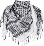 Army Shemagh Military Scarf Tactical Patrol Shemagh Combat Keffiyeh White Arafat