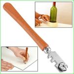 PREMIUM GLASS CUTTER 6 WHEEL PATTERN MIRROR/TILE/WINDOWS WOODEN HANDLE