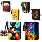 900 Pockets Trading Card Binder Holder Double Sided Zip Folder Album Book 9 Slot