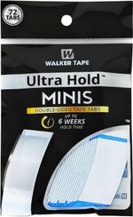 Walker Tape Ultra Hold Mini Adhesive Double Sided Wig Hair Extension Strips 72