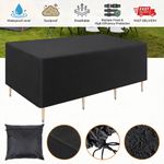 Heavy Duty Waterproof Garden Patio Furniture Cover for Rattan Table Sofa Outdoor