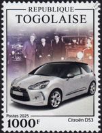 Andre CITROEN DS3 Car MNH Stamp (2025 Togo)