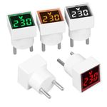 Digital AC Voltmeter Indicator, Digital Voltmeter, No Wiring Required, Euro Plug